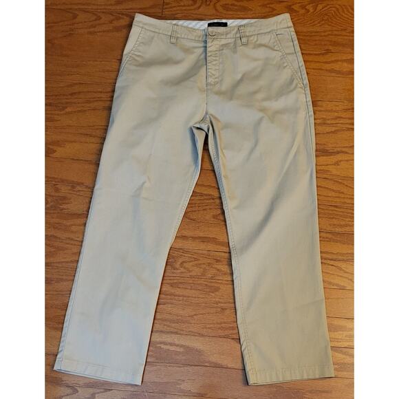 ONeill Khaki Pants Men Size 34 X 29 Flat Front - Picture 1 of 13